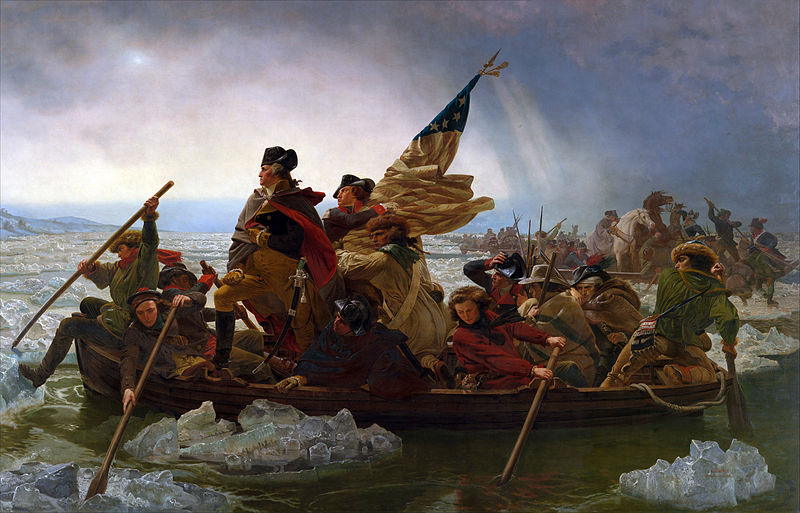 George Washington Crossing the Delaware, 1776, December 25th (Emanuel Leutze) (1816-1868) The Metropolitan Museum of Art, New York, 97.34